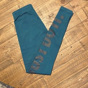 Teal leggings